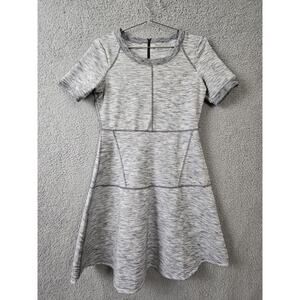 Athleta En Route Dress Women's Size M Gray Heather Athletics Sports Tennis